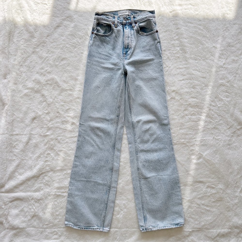 Abercrombie & Fitch Light Blue Flare Jeans